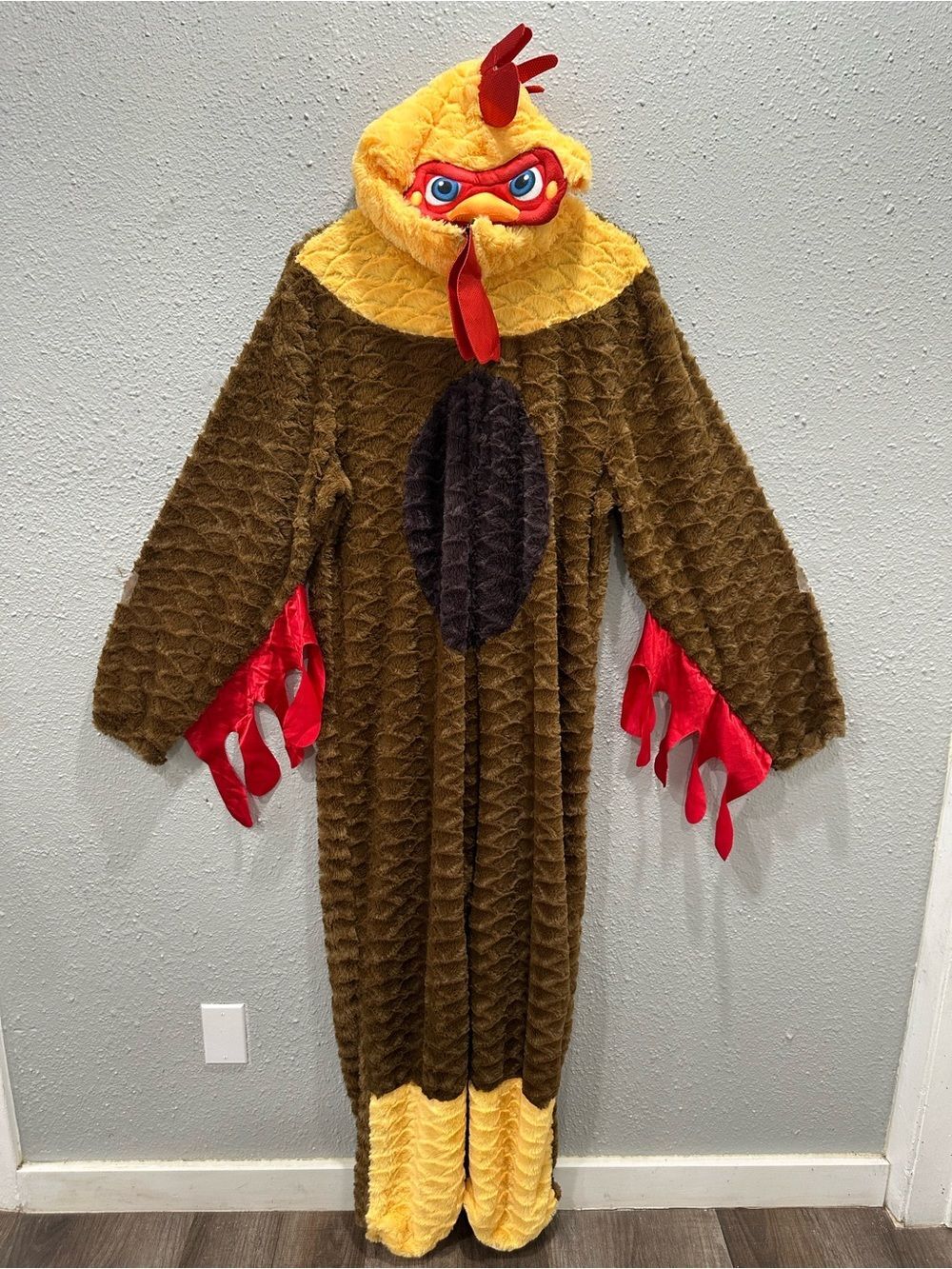 Briefly Stated Chicken Rooster Halloween Costume Mens 2XL